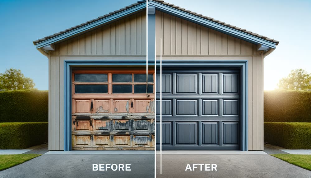 Garage door work in Los Angeles