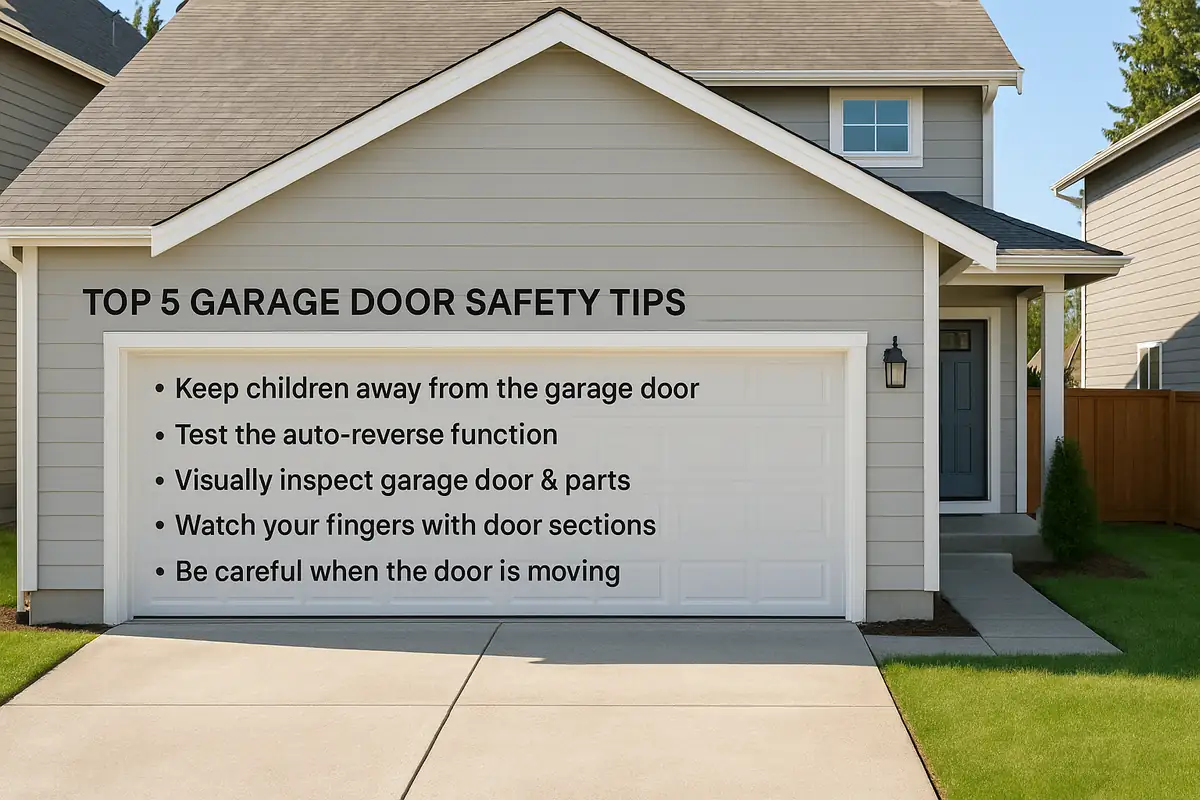 Top 5 Garage Door Safety Tips Every Homeowner Should Know - Fixo Garage Door Repair