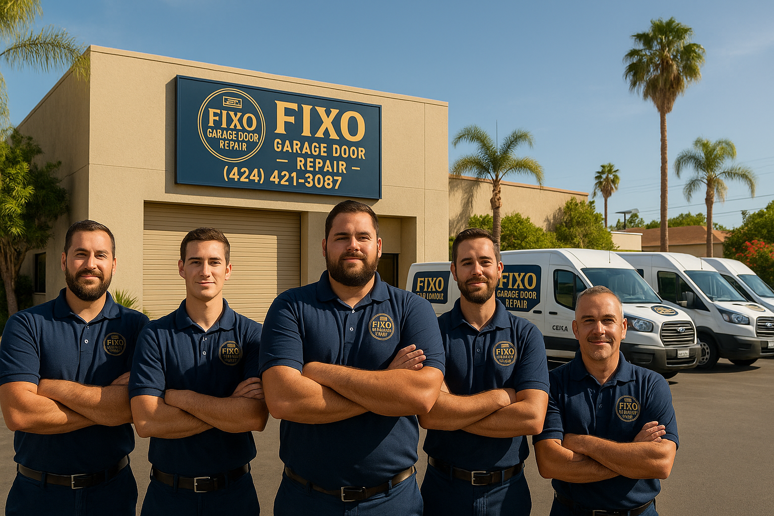 Professional garage door service in Los Angeles