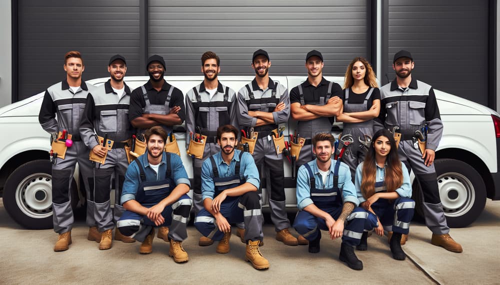 Professional garage door team in Los Angeles